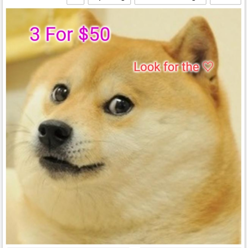 3 for 50$ sale
